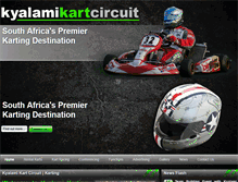 Tablet Screenshot of kyalamikartcircuit.co.za